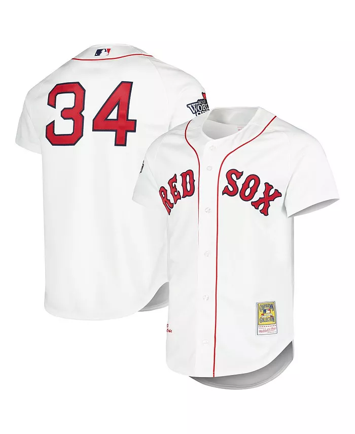 Мужская белая футболка David Ortiz Boston Red Sox Cooperstown Collection, оригинальная Mitchell & Ness
Мужская белая футболка David Ortiz Boston Red Sox Cooperstown Collection, оригинальная Mitchell & Ness