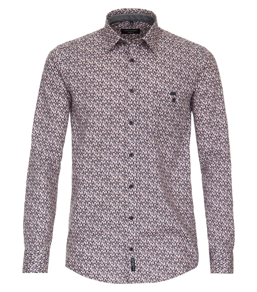 Рубашка CASAMODA с длинными рукавами "CASAMODA повседневная рубашка с принтом", серый
Рубашка CASAMODA с длинными рукавами "CASAMODA повседневная рубашка с принтом", серый