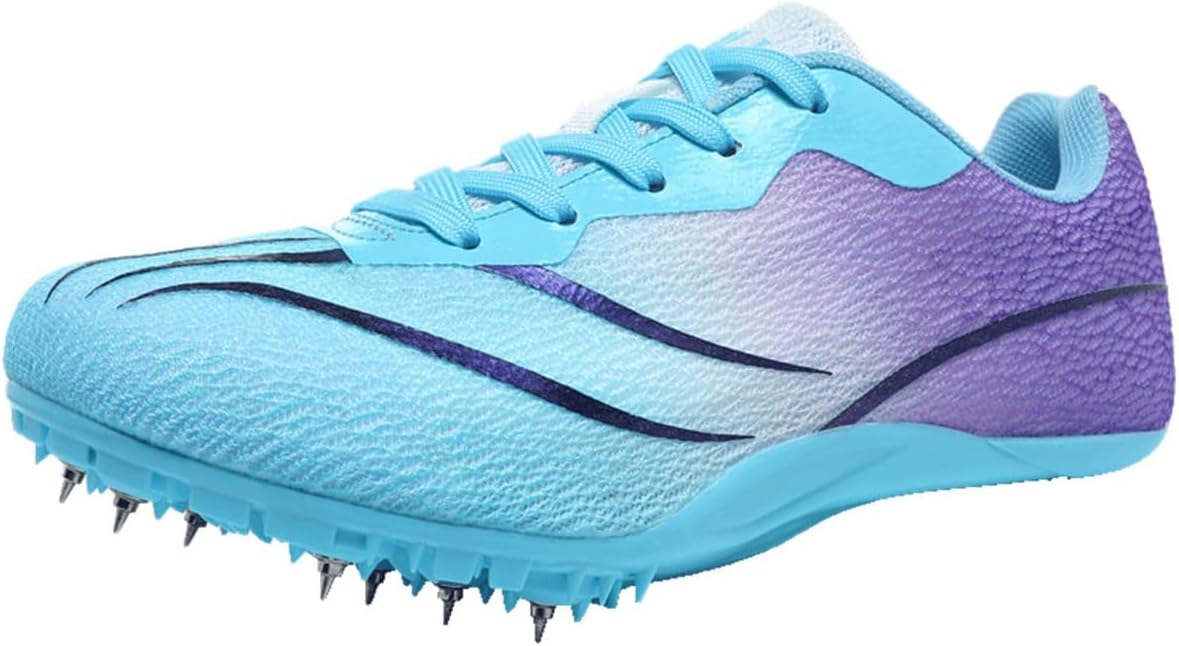 Кроссовки для бега DONFAAUK для мужчин и женщин, с шипами, ультралегкие, дышащие, для легкоатлетических дорожек, модные спринтерские кроссовки, фиолетовый
Кроссовки для бега DONFAAUK для мужчин и женщин, с шипами, ультралегкие, дышащие, для легкоатлетических дорожек, модные спринтерские кроссовки, фиолетовый