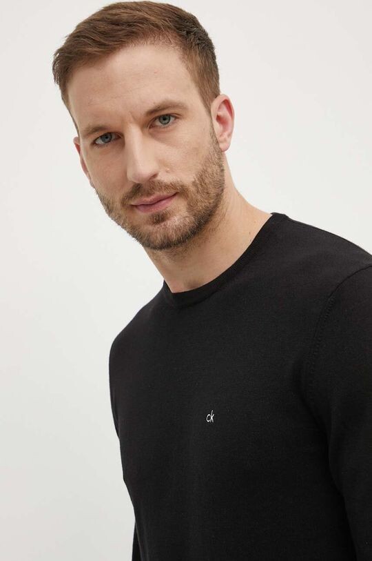 Свитер из смесового шелка Calvin Klein, черный
Свитер из смесового шелка Calvin Klein, черный