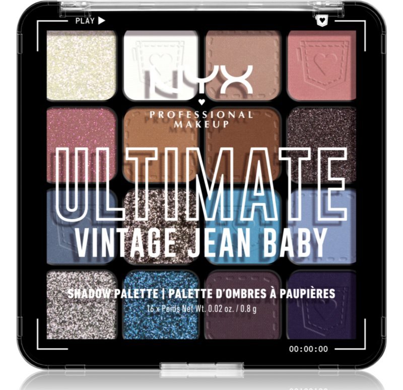 Палитра теней для век NYX Professional Makeup Ultimate Shadow Palette, оттенок Vintage Jean Baby, 16 шт.
Палитра теней для век NYX Professional Makeup Ultimate Shadow Palette, оттенок Vintage Jean Baby, 16 шт.