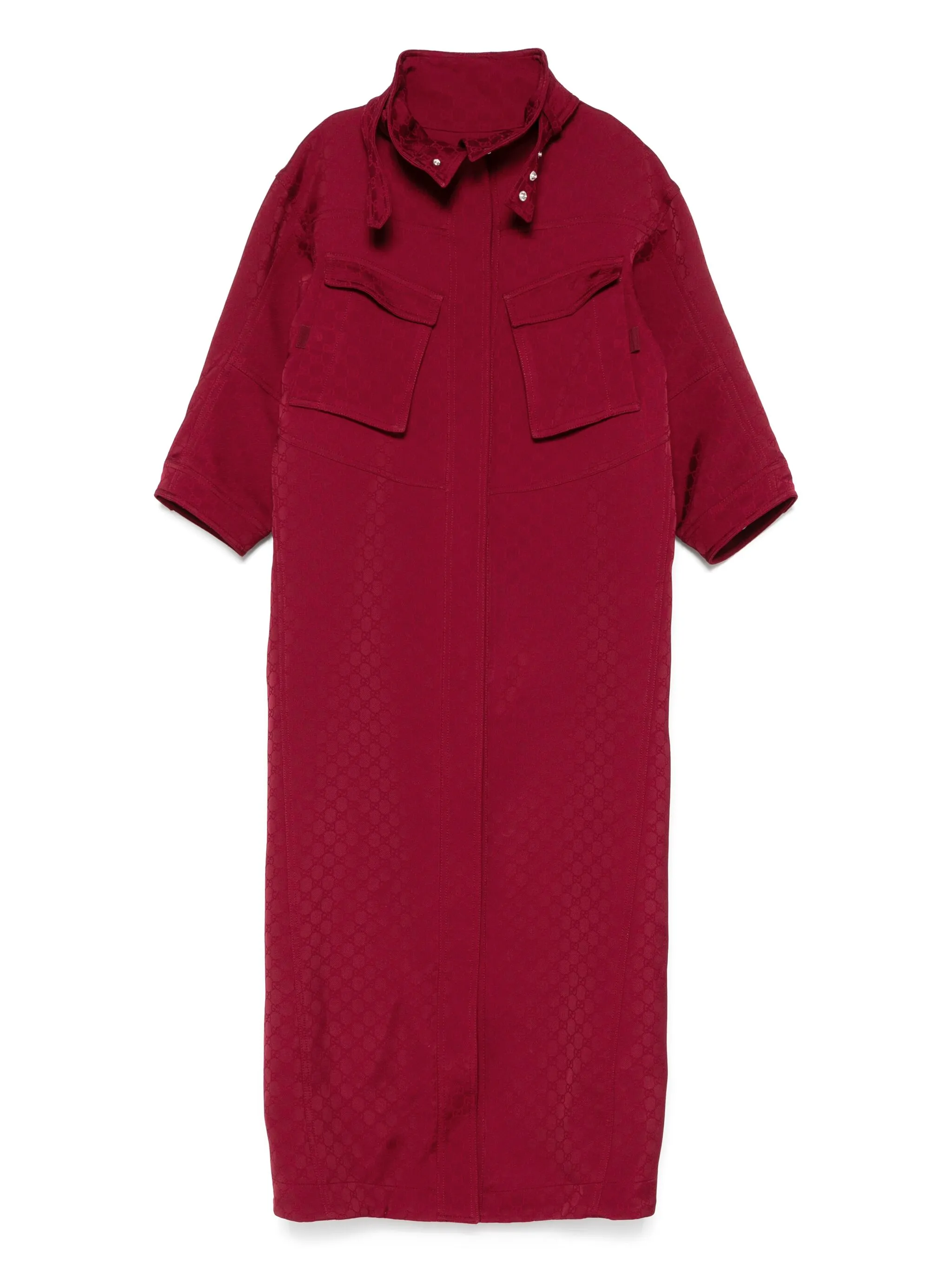 Жаккардовое пальто с узором GG Gucci, красный
Жаккардовое пальто с узором GG Gucci, красный