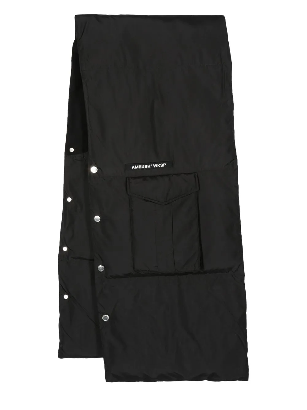 Дутый шарф с логотипом AMBUSH, черный
Дутый шарф с логотипом AMBUSH, черный