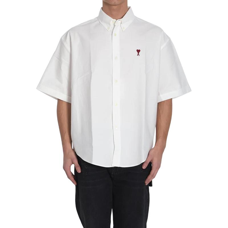 Рубашка Ami Paris Ami De Coeur с вышитым логотипом AMIPARIS, белый
Рубашка Ami Paris Ami De Coeur с вышитым логотипом AMIPARIS, белый