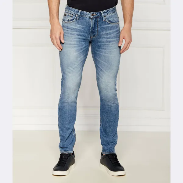 Джинсы узкого кроя Emporio Armani, синий
Джинсы узкого кроя Emporio Armani, синий