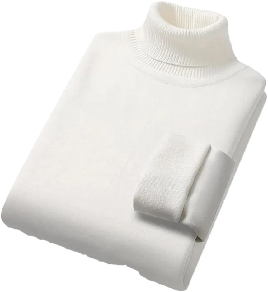 Мужской свитер-водолазка вязаный пуловер
Мужской свитер-водолазка вязаный пуловер