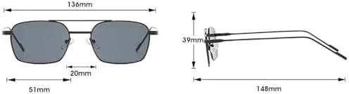 Солнцезащитные очки в квадратной оправе для женщин, защита от ультрафиолета UV400, золотисто-черные, ретро-очки для мужчин, полностью металлические MTZJH, Full Black
Солнцезащитные очки в квадратной оправе для женщин, защита от ультрафиолета UV400, золотисто-черные, ретро-очки для мужчин, полностью металлические MTZJH, Full Black