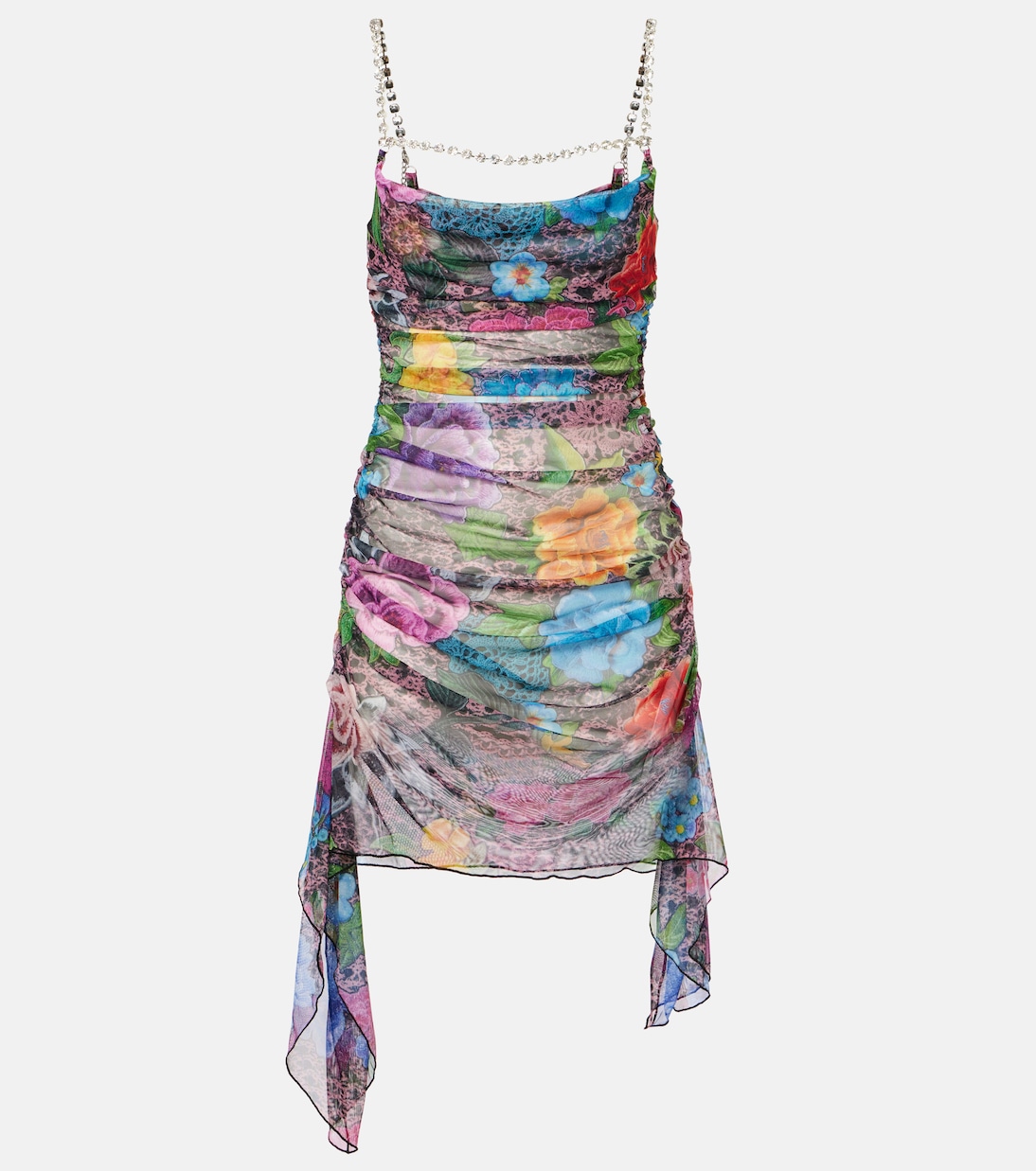 Мини-платье из тюля, украшенное кристаллами Area, разноцветный
Мини-платье из тюля, украшенное кристаллами Area, разноцветный