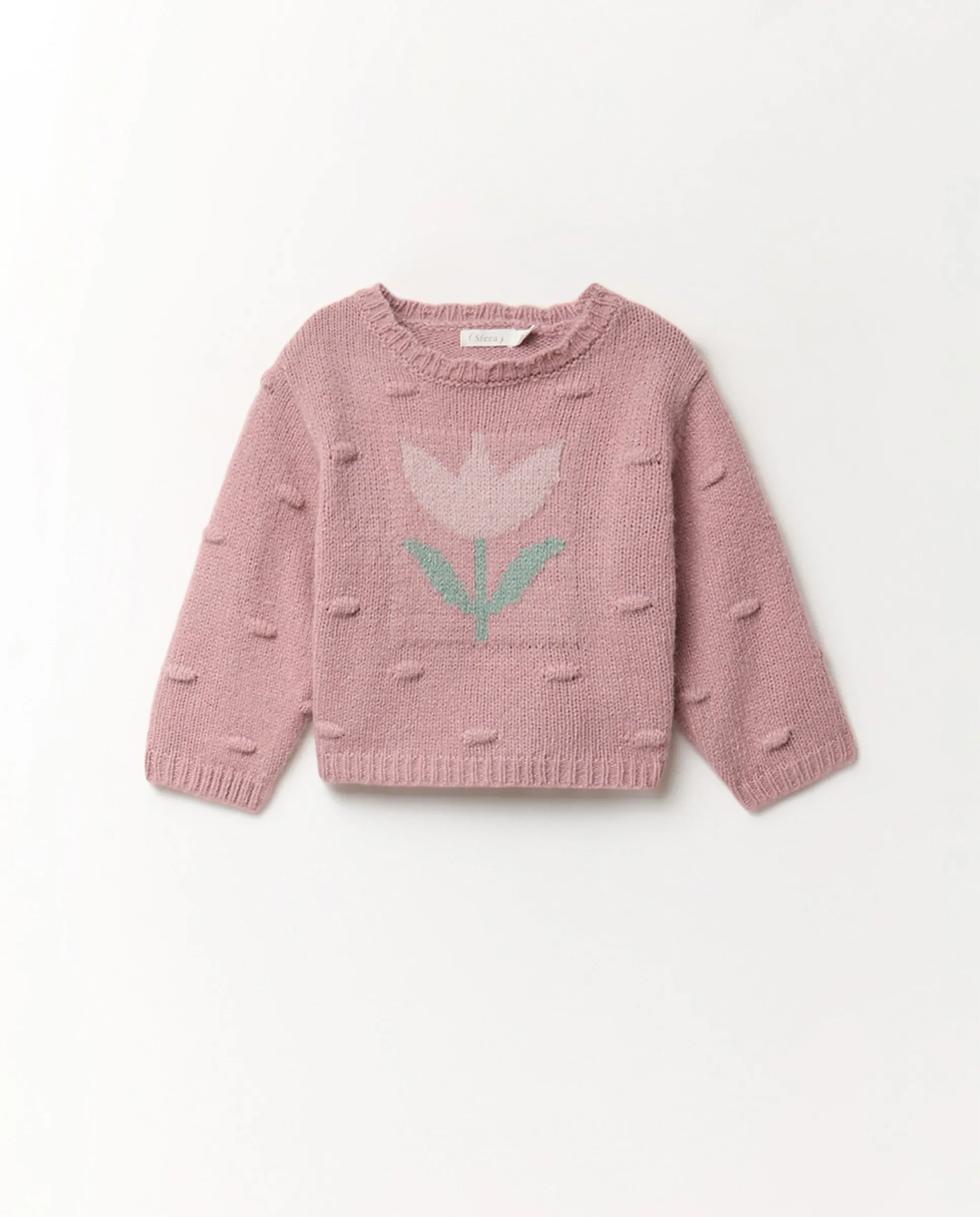 Джерси с цветочным интарсией Sfera, фиолетовый
Джерси с цветочным интарсией Sfera, фиолетовый