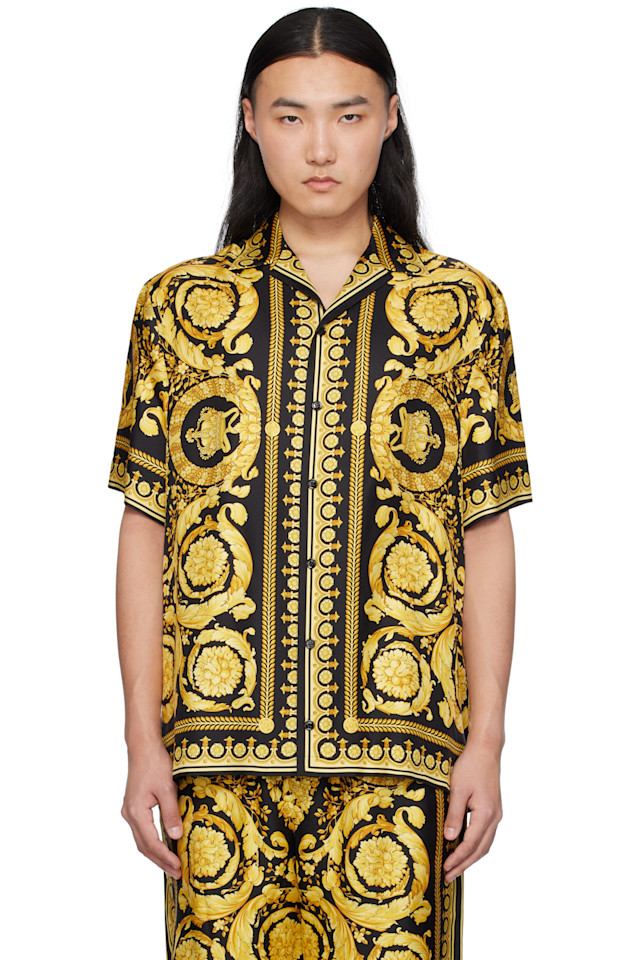 Шёлковая рубашка Barocco Versace, мультиколор
Шёлковая рубашка Barocco Versace, мультиколор