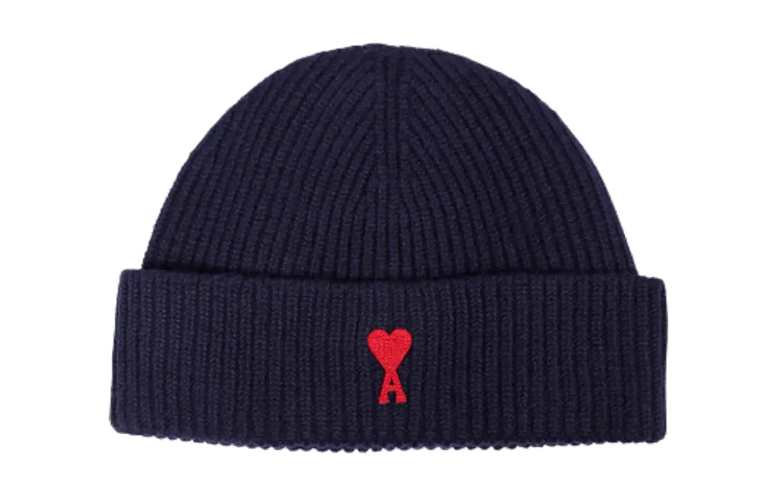 AMIPARIS Парижская вязаная шапка с вышитым логотипом, Dark Blue
AMIPARIS Парижская вязаная шапка с вышитым логотипом, Dark Blue