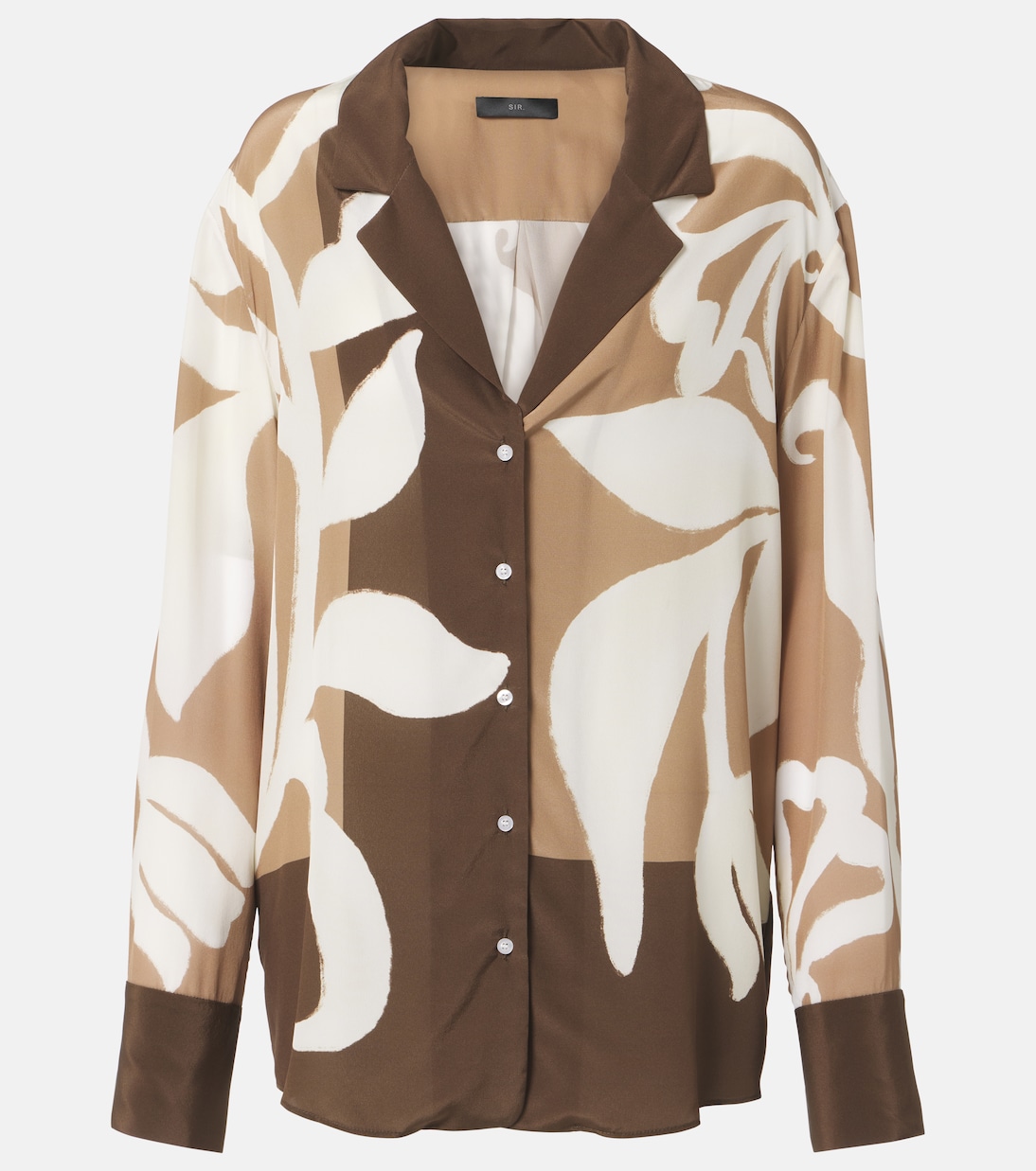 Пижамная рубашка из шелкового атласа Portia SIR, Chocolate Sorrento
Пижамная рубашка из шелкового атласа Portia SIR, Chocolate Sorrento