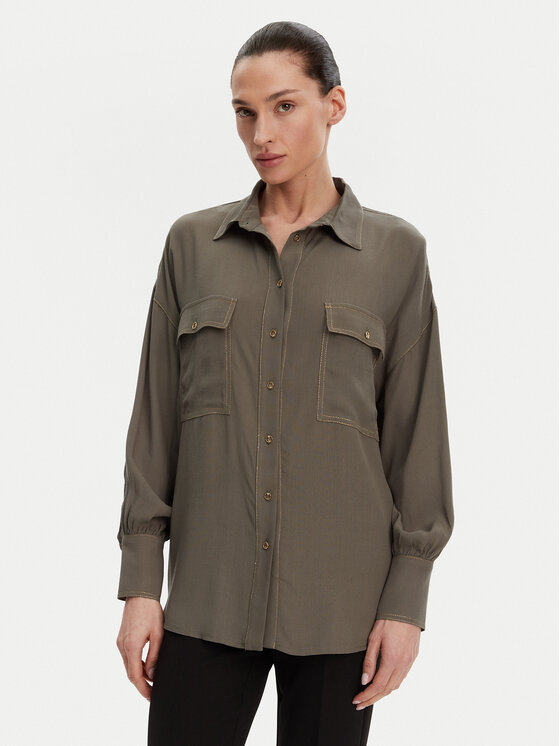 Свободная рубашка 53-7006-394 Access Fashion, зеленый
Свободная рубашка 53-7006-394 Access Fashion, зеленый