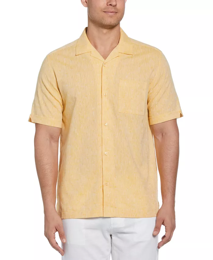 Мужская короткорукавная рубашка на пуговицах из льняной смеси с алмазным узором "добби" Cubavera, оранжевый
Мужская короткорукавная рубашка на пуговицах из льняной смеси с алмазным узором "добби" Cubavera, оранжевый