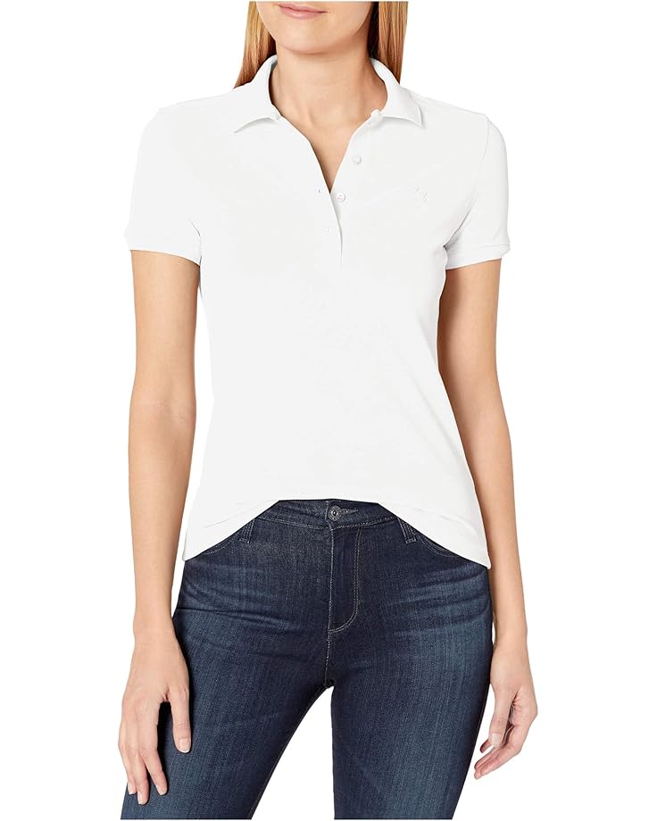 Женская поло Lacoste с коротким рукавом, Slim Fit, из стрейч-пике, White
Женская поло Lacoste с коротким рукавом, Slim Fit, из стрейч-пике, White