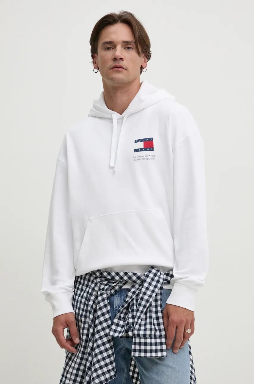 Хлопковая толстовка Tommy Jeans, белый
Хлопковая толстовка Tommy Jeans, белый