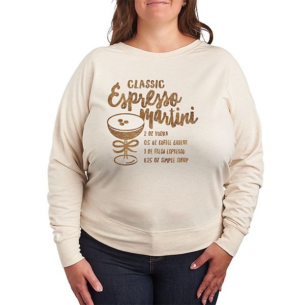 Футболка с длинным рукавом French Terry Plus Size Classic Espresso Martini Licensed Character
Футболка с длинным рукавом French Terry Plus Size Classic Espresso Martini Licensed Character