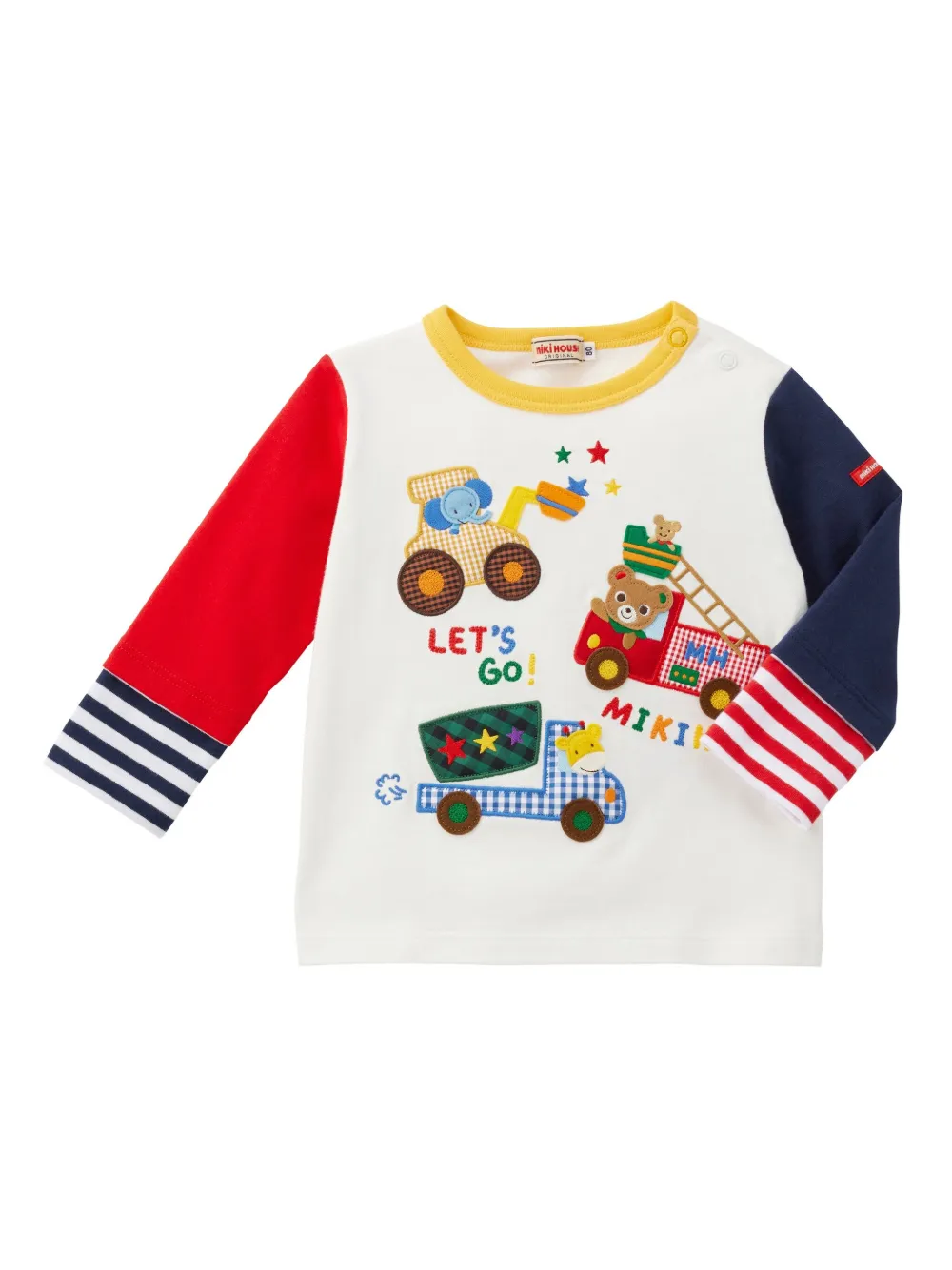 Футболка из джерси Miki House, белый 
Футболка из джерси Miki House, белый