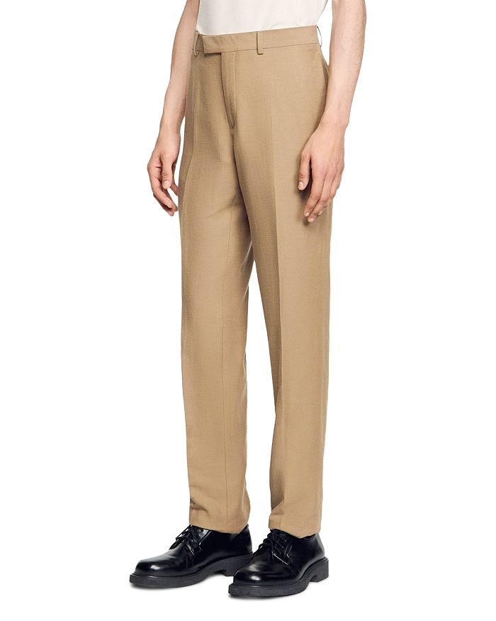 Классические брюки для костюма Sandro, коричневый/бежевый
Классические брюки для костюма Sandro, коричневый/бежевый