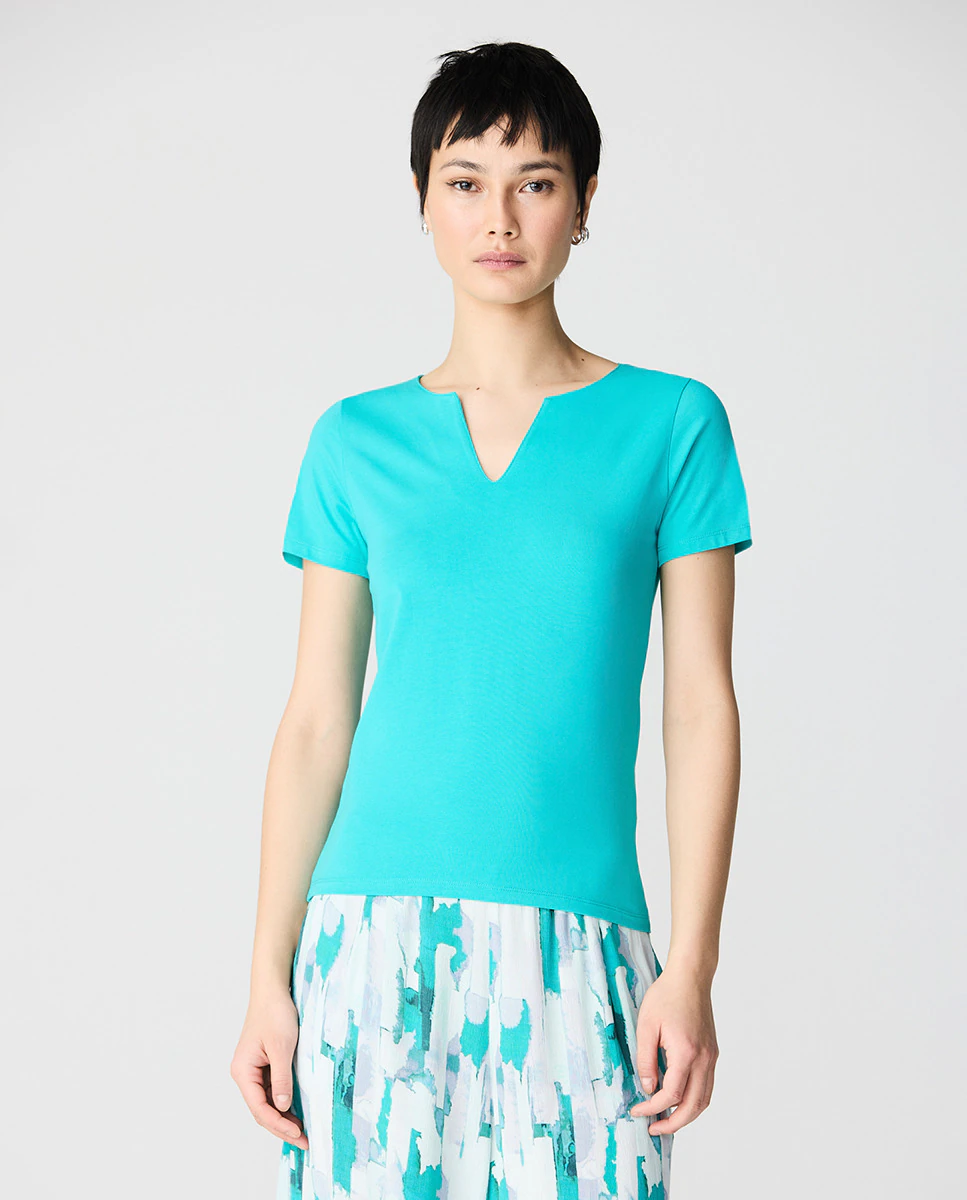 Женская базовая футболка с воротником халаб и коротким рукавом Escorpion, зеленый
Женская базовая футболка с воротником халаб и коротким рукавом Escorpion, зеленый