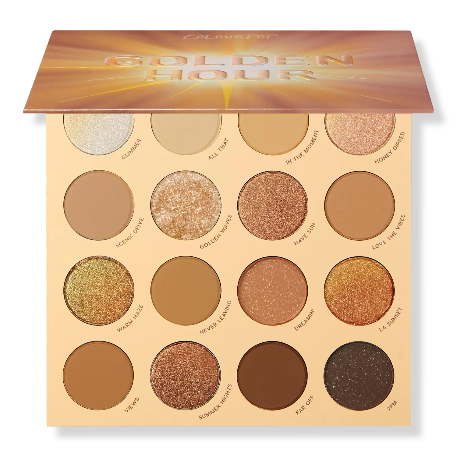 Палитра теней Golden Hour Eyeshadow Palette ColourPop
Палитра теней Golden Hour Eyeshadow Palette ColourPop