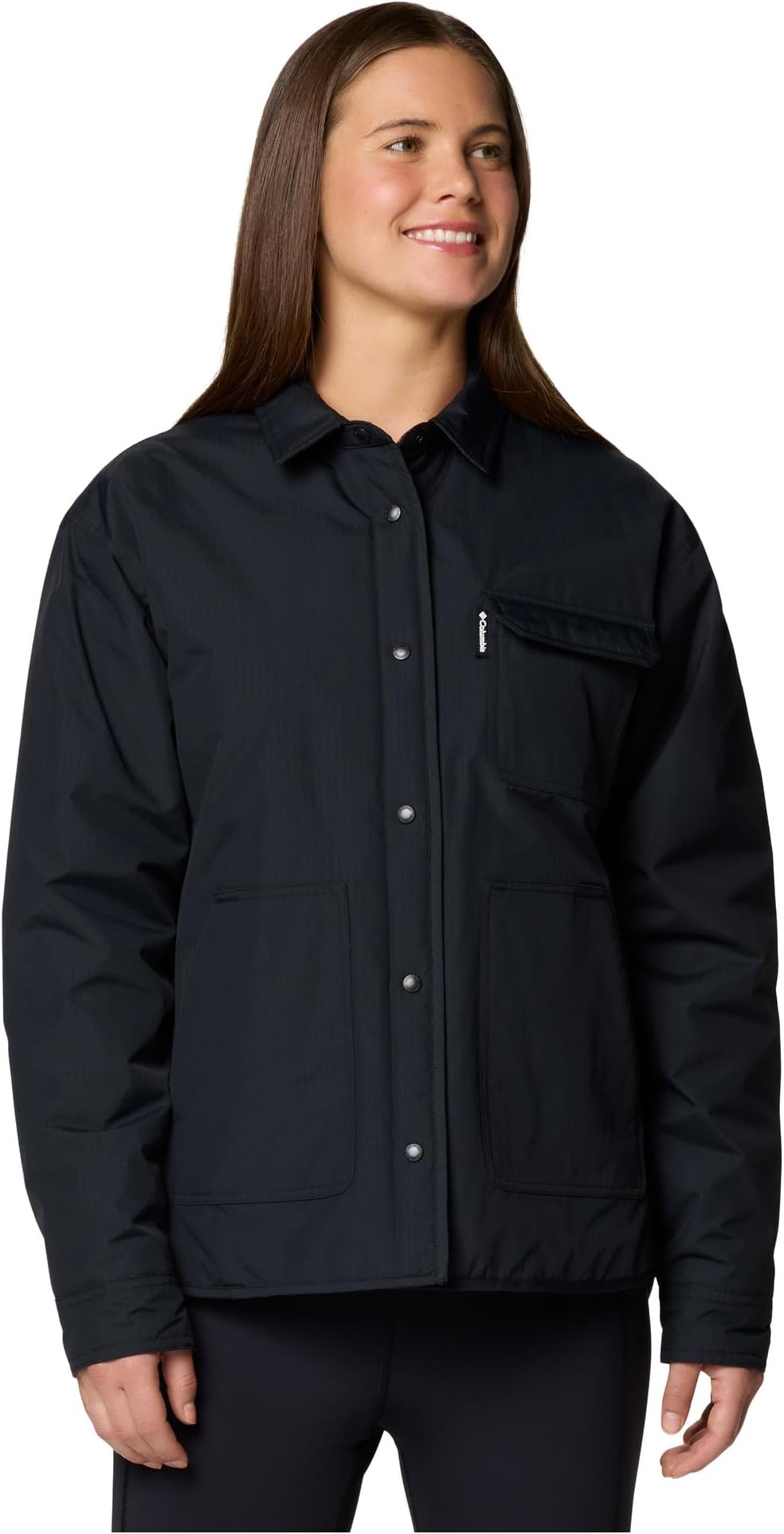 Куртка Columbia Longhorn Ridge Reversible Shirt Jacket, черный 
Куртка Columbia Longhorn Ridge Reversible Shirt Jacket, черный