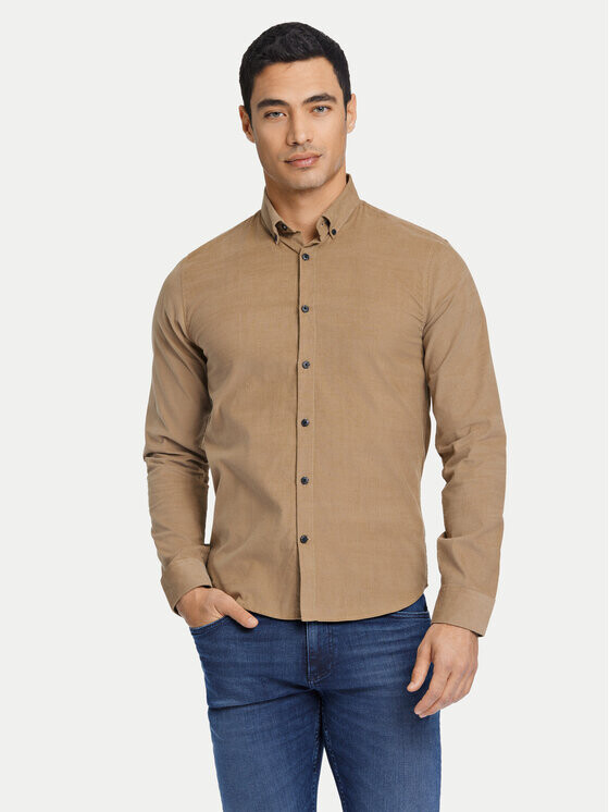 Рубашка свободного кроя Lindbergh, бежевый 
Рубашка свободного кроя Lindbergh, бежевый