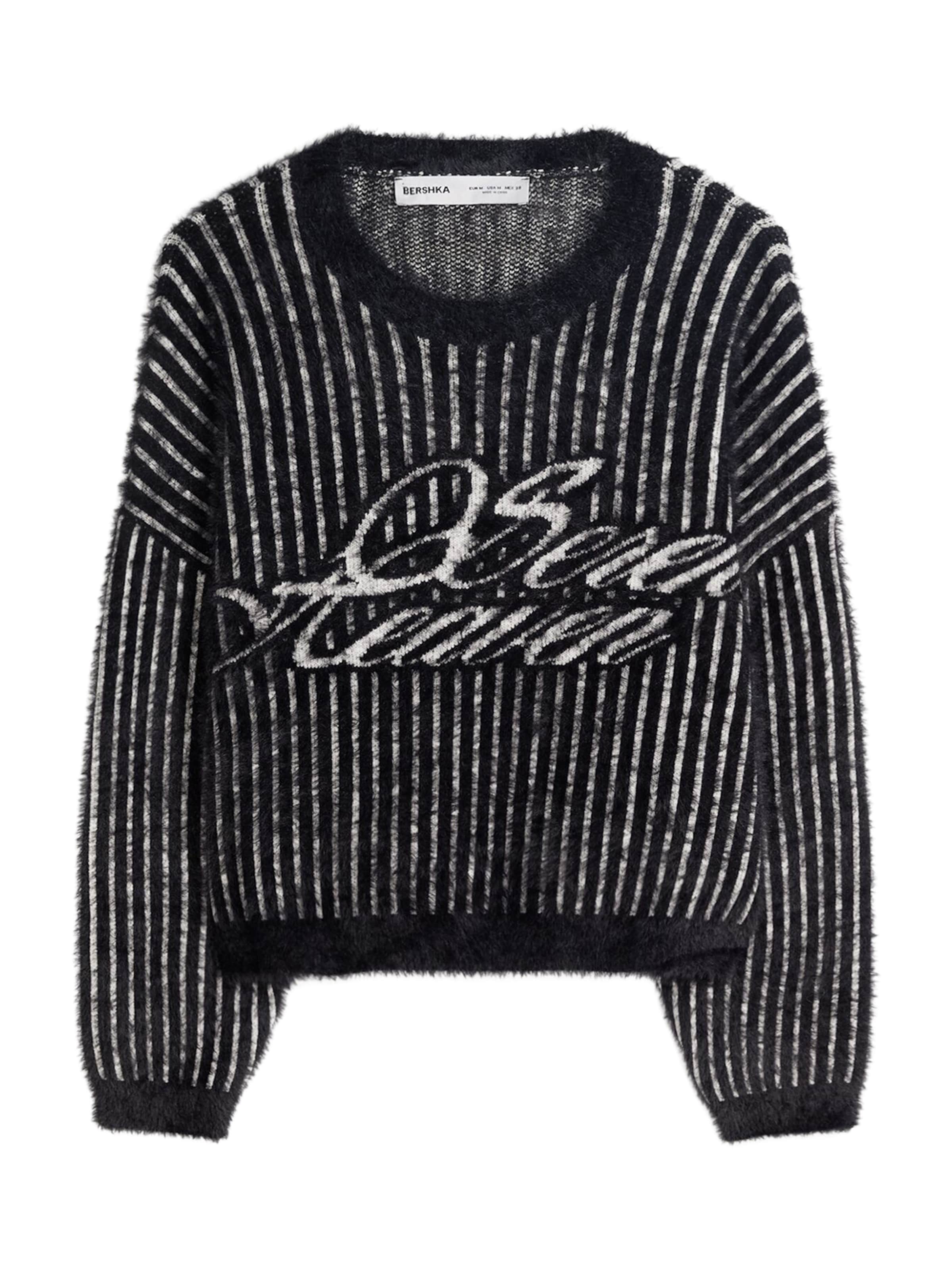 Bershka Свитер в черном цвете
Bershka Свитер в черном цвете