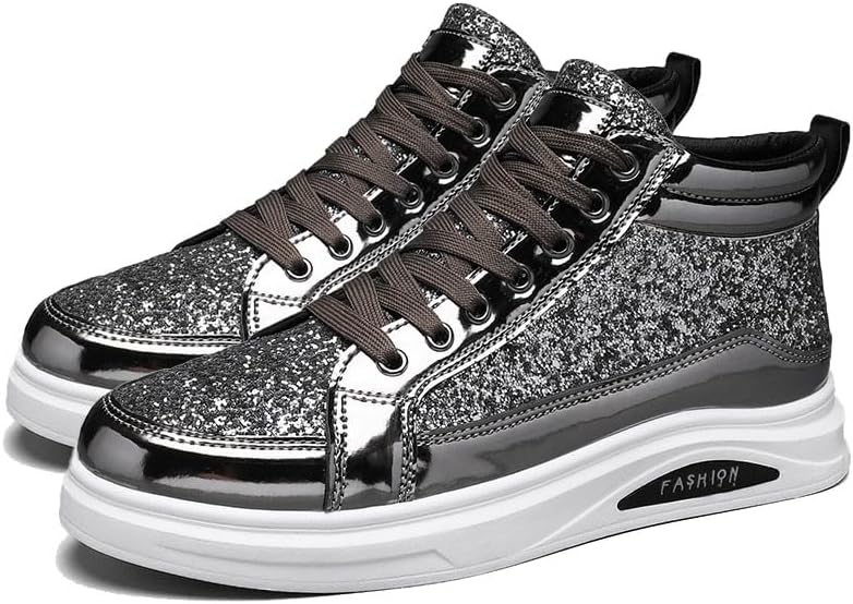 Мужские блестящие модные кроссовки для бега, повседневные слипоны для прогулок, тенниса, спортзала/скейтбординга Odipon, серый
Мужские блестящие модные кроссовки для бега, повседневные слипоны для прогулок, тенниса, спортзала/скейтбординга Odipon, серый