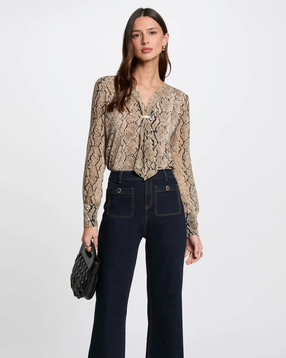 Женская футболка с длинными рукавами и принтом Morgan, бежевый
Женская футболка с длинными рукавами и принтом Morgan, бежевый