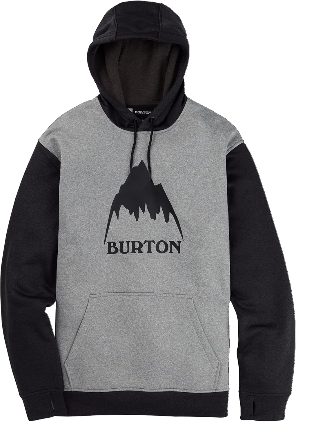 Мужская толстовка Burton Oak с капюшоном, Gray Heather/True Black
Мужская толстовка Burton Oak с капюшоном, Gray Heather/True Black