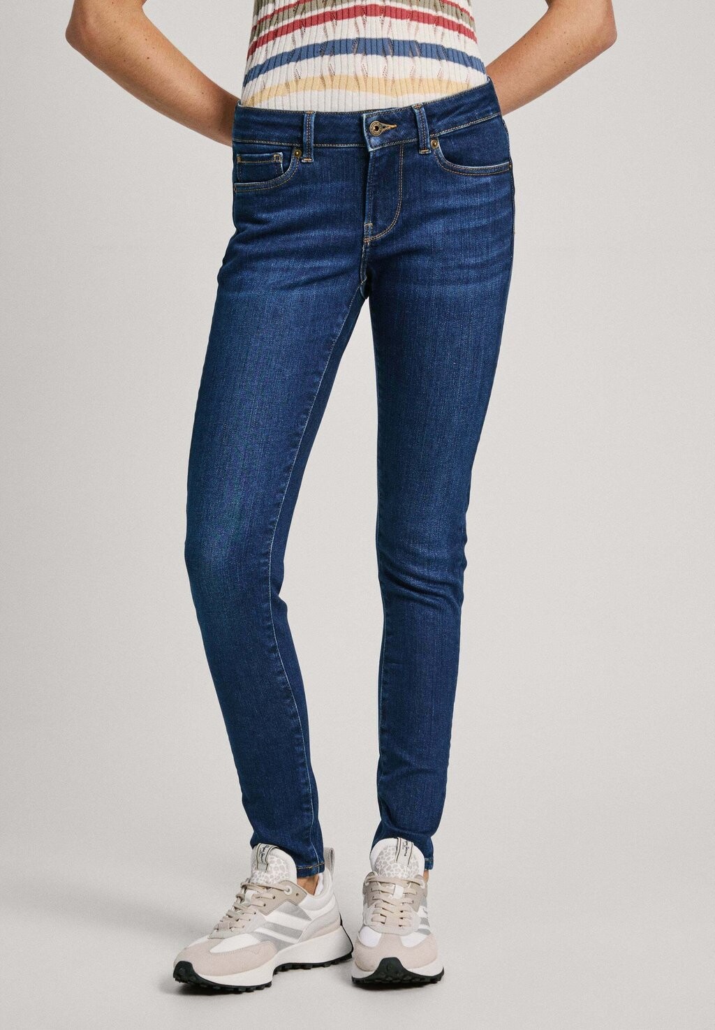 Джинсы облегающего кроя LW Pepe Jeans, синий деним
Джинсы облегающего кроя LW Pepe Jeans, синий деним