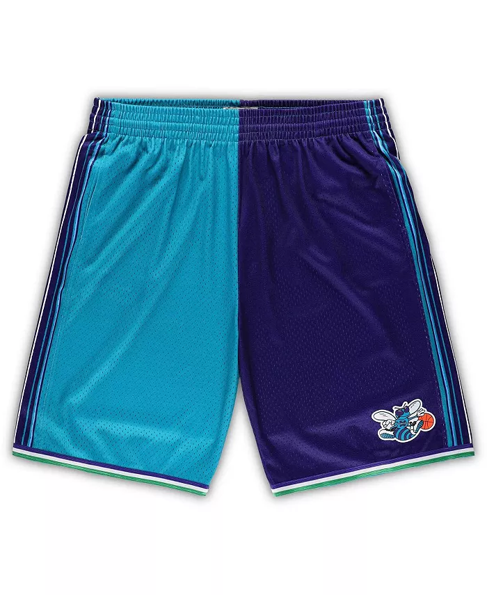 Мужские шорты Big and Tall Hardwood Classics Split Swingman Charlotte Hornets в бирюзовом и фиолетовом цветах Mitchell & Ness
Мужские шорты Big and Tall Hardwood Classics Split Swingman Charlotte Hornets в бирюзовом и фиолетовом цветах Mitchell & Ness