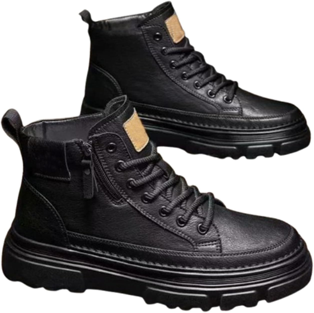 Мужские высокие повседневные слипоны, нескользящие ботинки для зимы, мужские ботинки для повседневной носки Generic, черный
Мужские высокие повседневные слипоны, нескользящие ботинки для зимы, мужские ботинки для повседневной носки Generic, черный