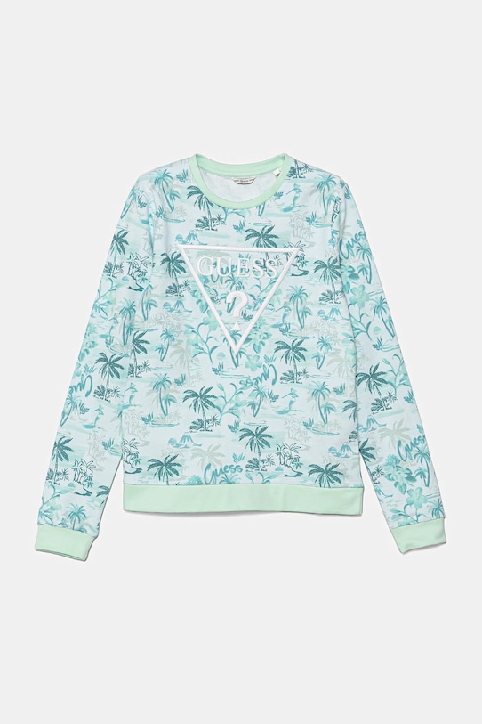 Детская хлопковая толстовка Guess, бирюзовый
Детская хлопковая толстовка Guess, бирюзовый