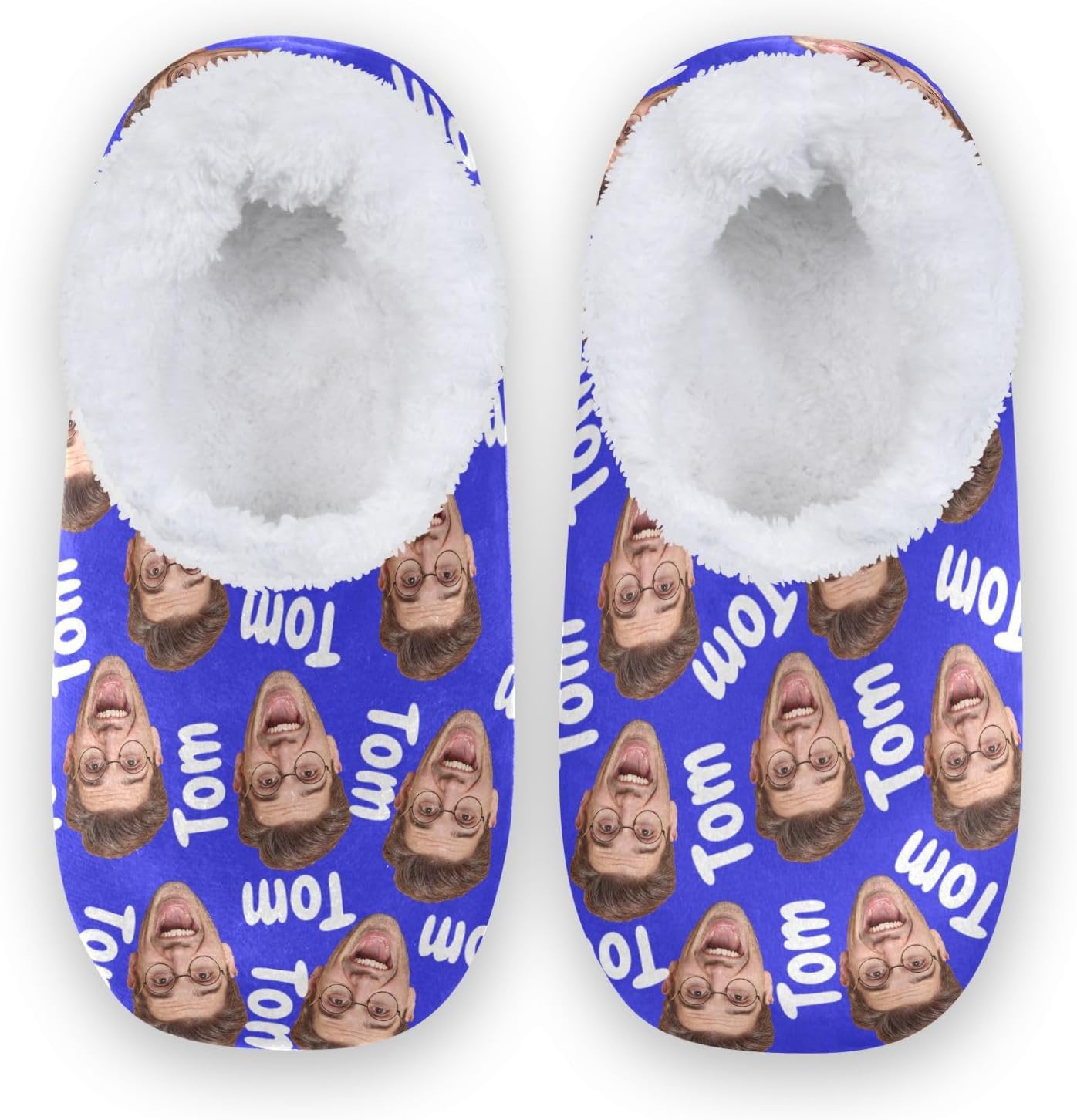 Женские и мужские домашние тапочки с закрытой пяткой из мягкой памяти, с вязкой, подкладкой из флиса, с фото лица и текстом, теплые носки для отеля, дома и улицы Innewgogo, синий
Женские и мужские домашние тапочки с закрытой пяткой из мягкой памяти, с вязкой, подкладкой из флиса, с фото лица и текстом, теплые носки для отеля, дома и улицы Innewgogo, синий