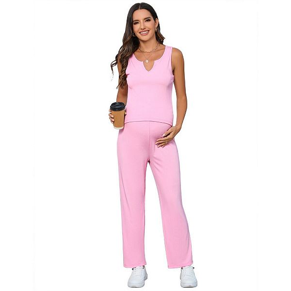 Женский комплект для беременных на лето: топ и шорты Boddysize, Pink
Женский комплект для беременных на лето: топ и шорты Boddysize, Pink