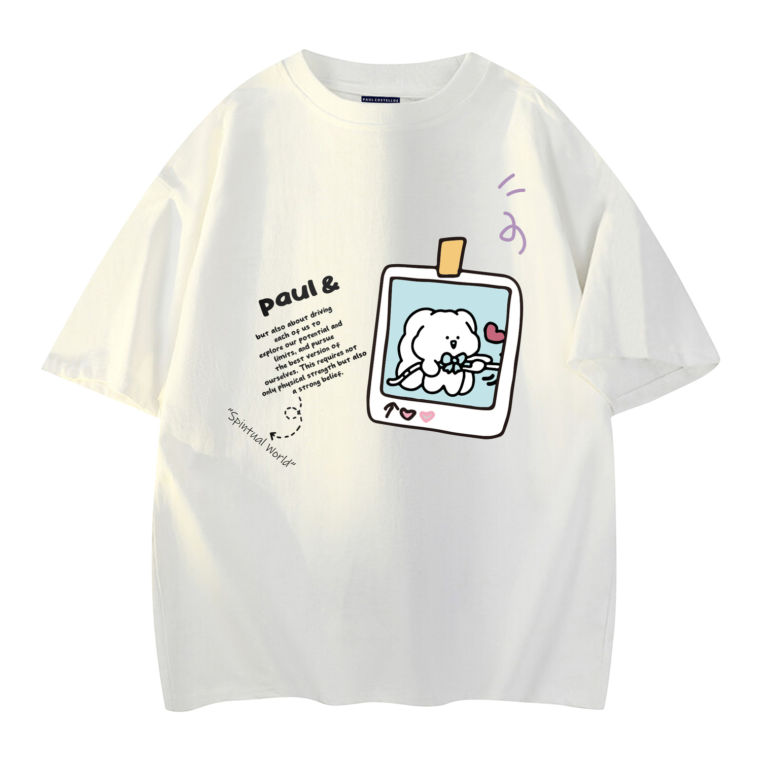 Футболка унисекс PAUL COSTELLOE, белый/синий
Футболка унисекс PAUL COSTELLOE, белый/синий