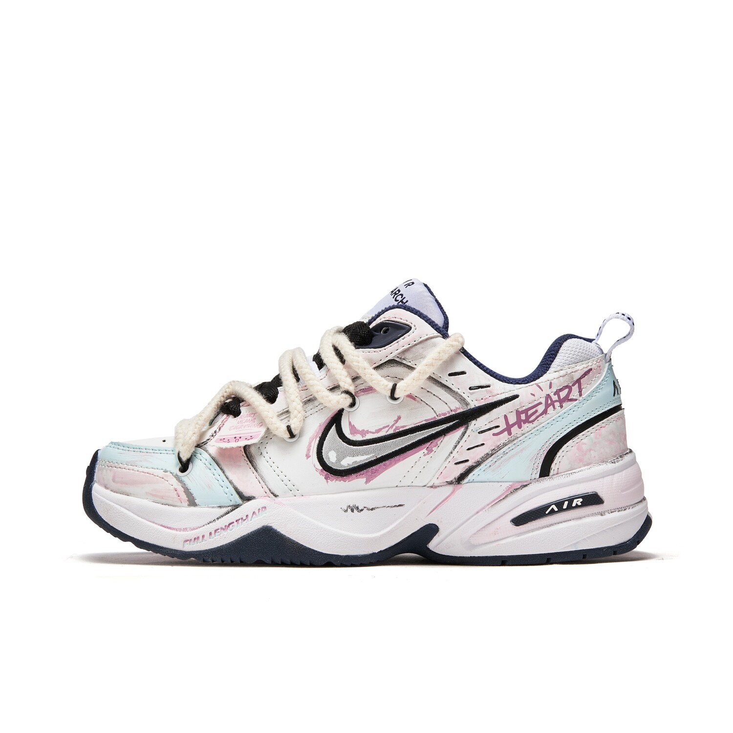 Кроссовки Air Monarch 4 Chunky унисекс с низким верхом, черный/белый/розовый Nike
Кроссовки Air Monarch 4 Chunky унисекс с низким верхом, черный/белый/розовый Nike