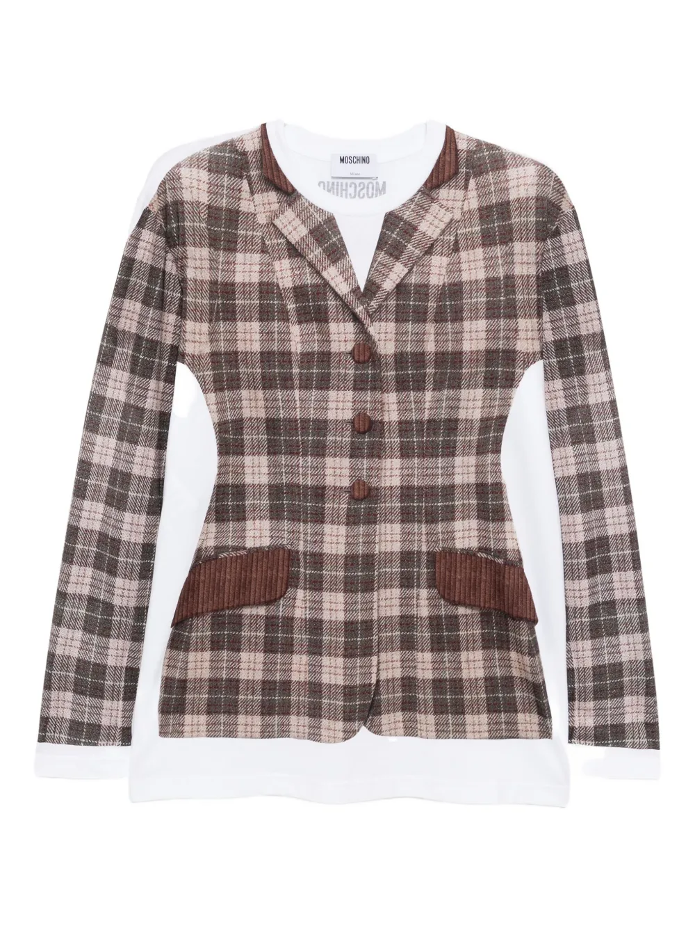 Футболка в клетку Moschino, коричневый
Футболка в клетку Moschino, коричневый