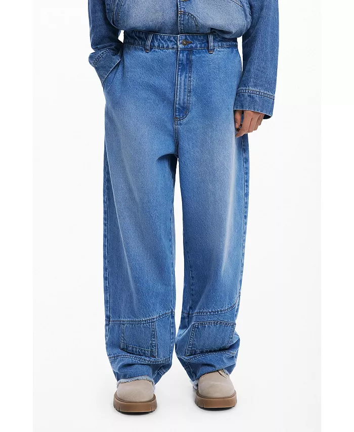 Мужские джинсы с шаровидными карманами и подгибом Desigual, синий
Мужские джинсы с шаровидными карманами и подгибом Desigual, синий