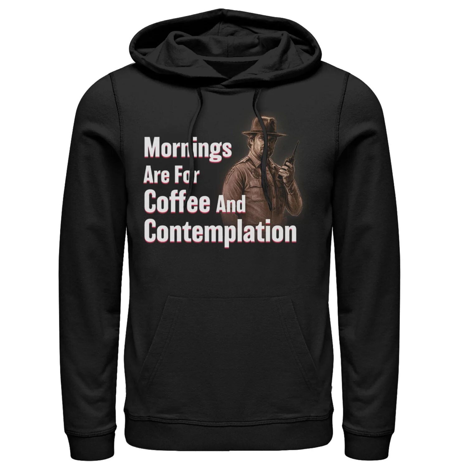 Мужская толстовка с капюшоном Stranger Things Hopper Coffee & Contemplation Licensed Character
Мужская толстовка с капюшоном Stranger Things Hopper Coffee & Contemplation Licensed Character