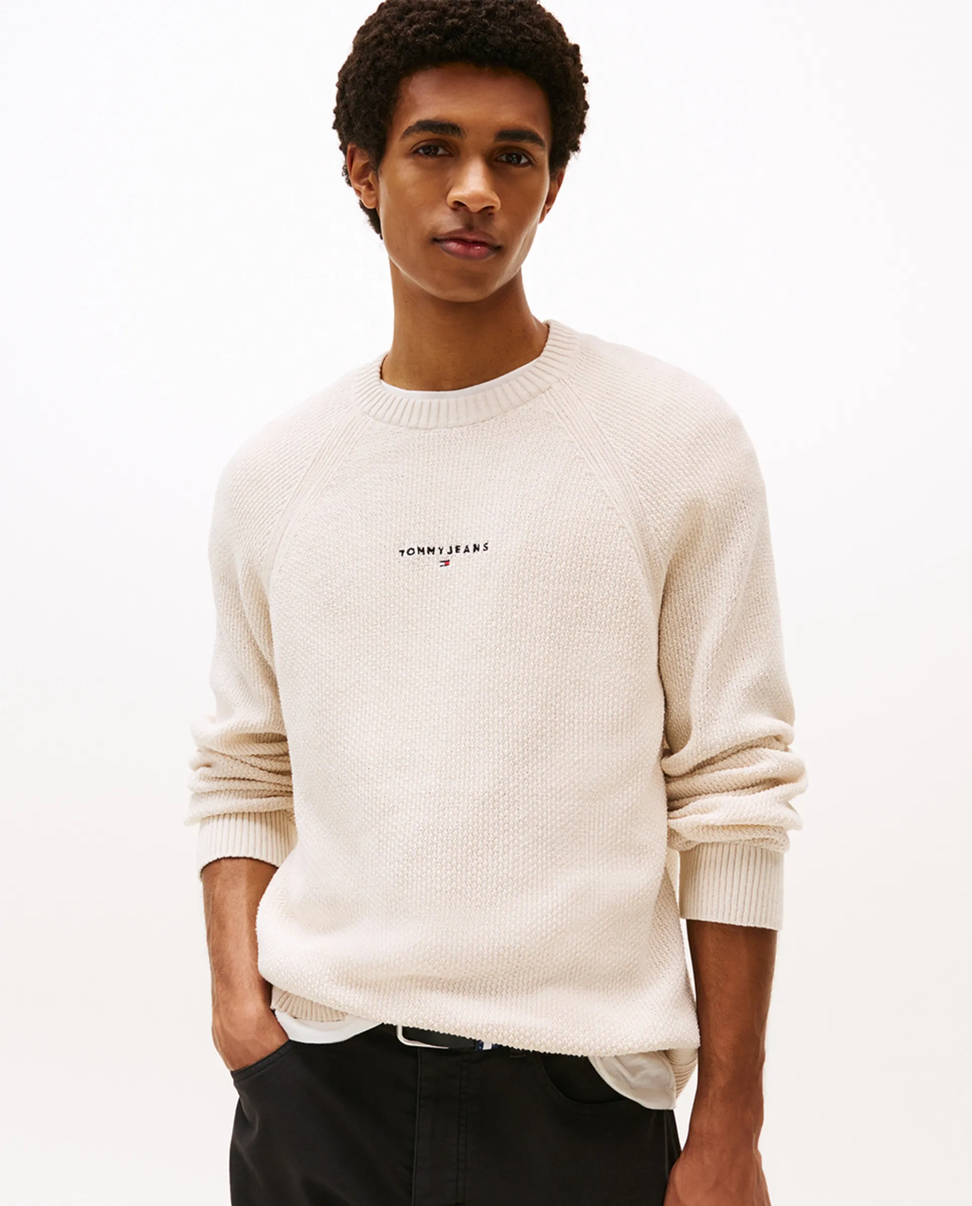 Мужской свитер классического кроя с круглым вырезом Tommy Jeans, бежевый
Мужской свитер классического кроя с круглым вырезом Tommy Jeans, бежевый