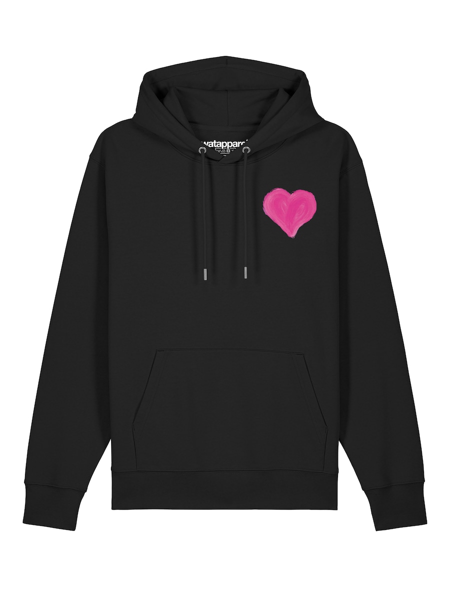 Толстовка Watapparel Pink Heart, черный
Толстовка Watapparel Pink Heart, черный