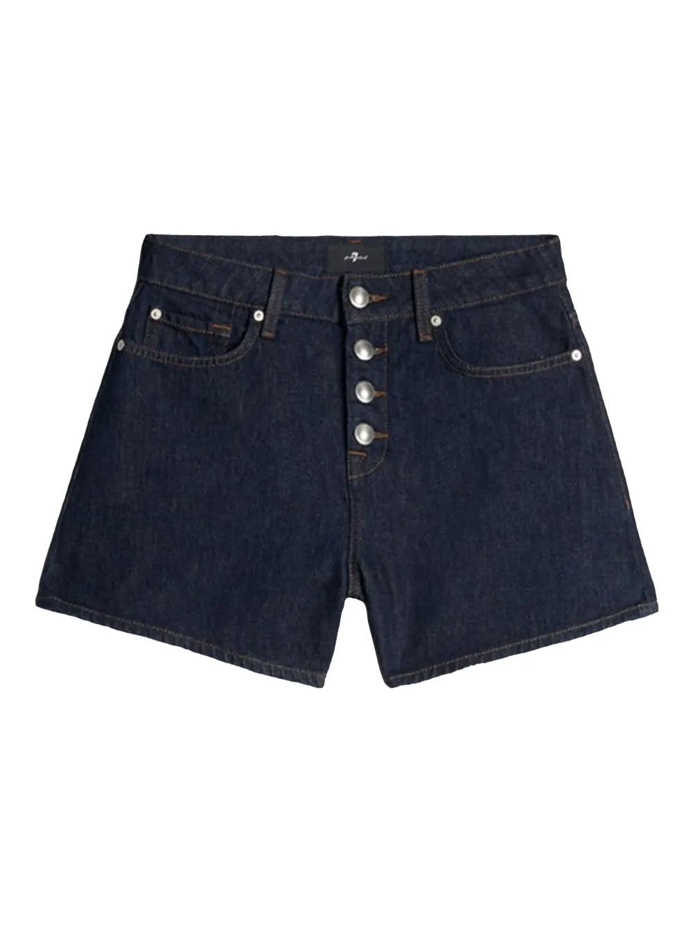 Джинсовые шорты Kori на пуговицах 7 For All Mankind, синий
Джинсовые шорты Kori на пуговицах 7 For All Mankind, синий