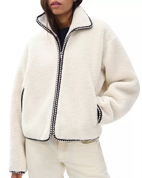 Куртка Mai sherpa на молнии Rag & Bone, белый
Куртка Mai sherpa на молнии Rag & Bone, белый