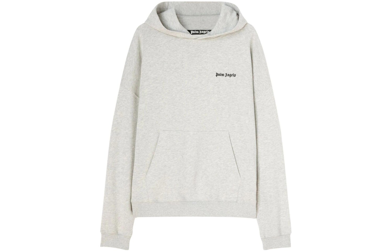 Толстовка с вышитым логотипом Palm Angels, серый 
Толстовка с вышитым логотипом Palm Angels, серый