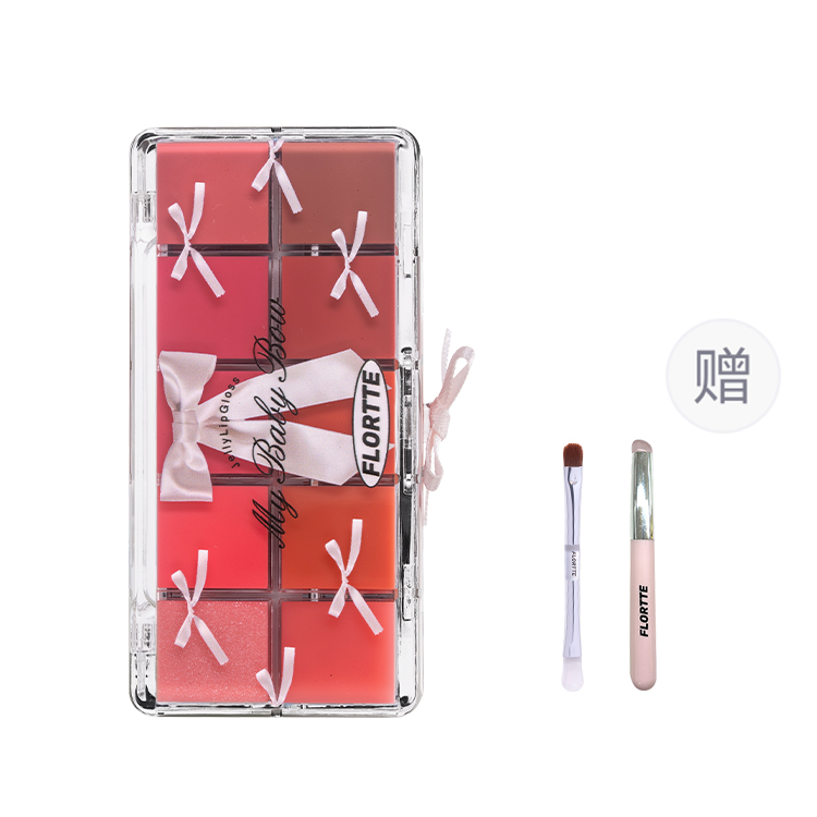 Палитра для губ Fluttering Princess Collection из десяти оттенков, стойкая, с глянцевым финишем, легко растушевывается FLORTTE, 03# fragrant and soft (low saturation palette)
Палитра для губ Fluttering Princess Collection из десяти оттенков, стойкая, с глянцевым финишем, легко растушевывается FLORTTE, 03# fragrant and soft (low saturation palette)