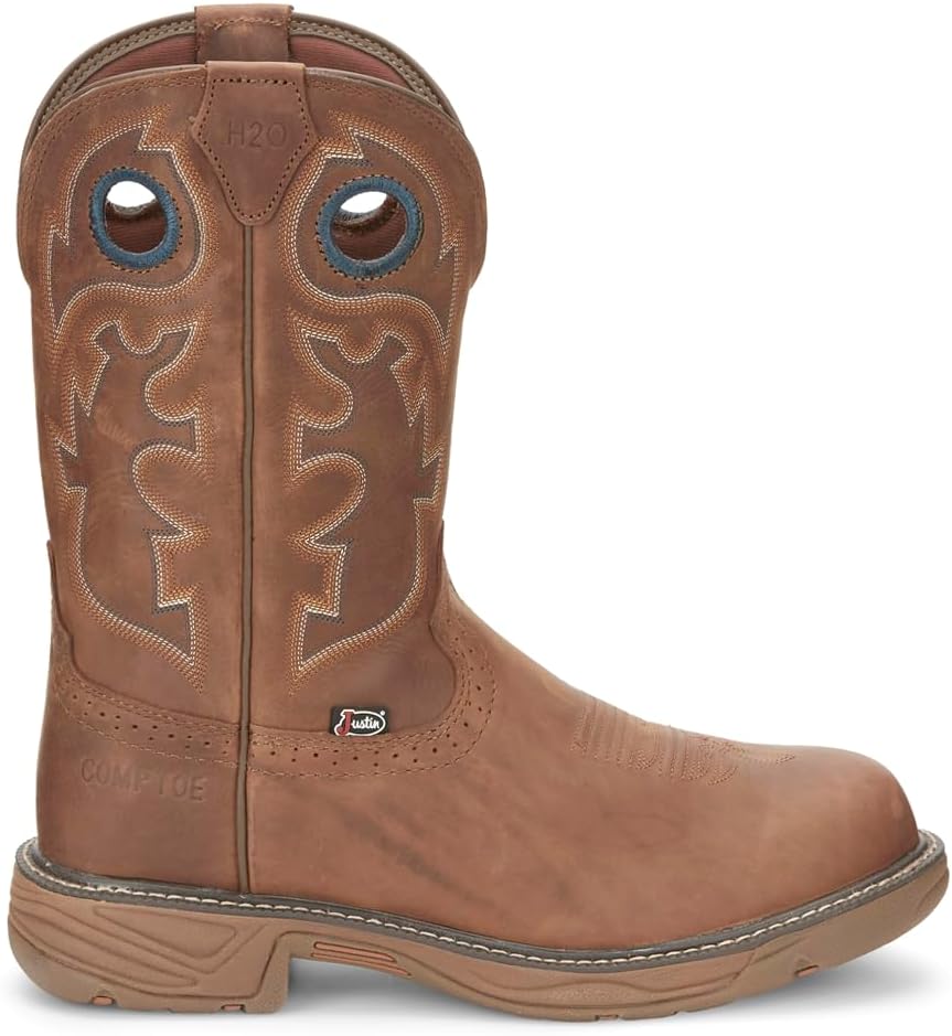 Мужские рабочие ботинки Justin 11" Stampede Rush с круглым носком Nano Comp, коричневый
Мужские рабочие ботинки Justin 11" Stampede Rush с круглым носком Nano Comp, коричневый