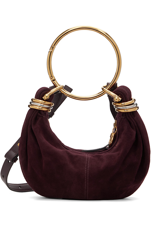 Chloé Мини-Сумочка-Браслет бордового цвета
Chloé Мини-Сумочка-Браслет бордового цвета